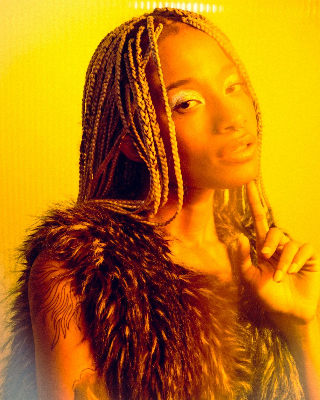 beyonce portrait close up