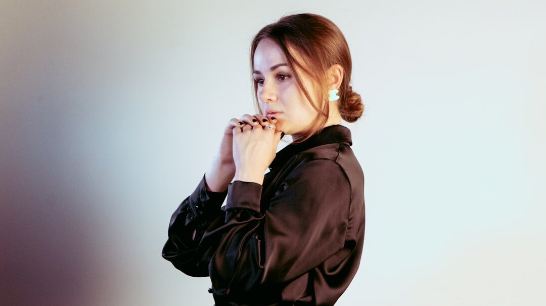 actress in thoughtful pose